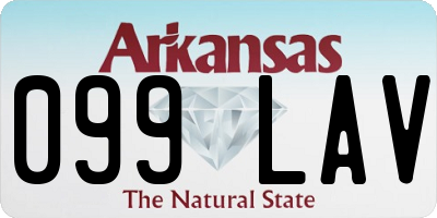 AR license plate 099LAV