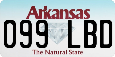 AR license plate 099LBD