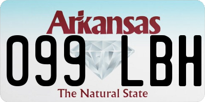AR license plate 099LBH