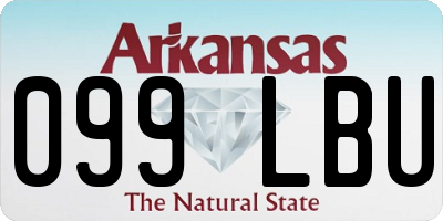AR license plate 099LBU