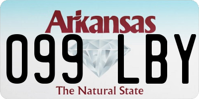 AR license plate 099LBY