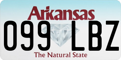 AR license plate 099LBZ