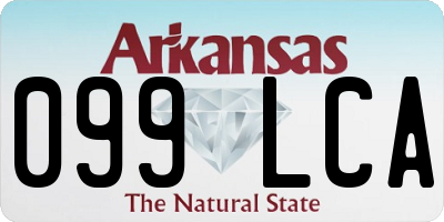 AR license plate 099LCA