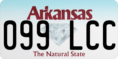 AR license plate 099LCC