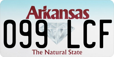 AR license plate 099LCF