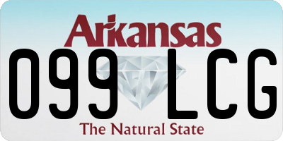 AR license plate 099LCG