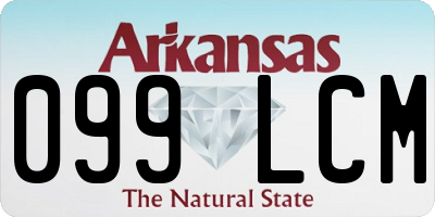 AR license plate 099LCM