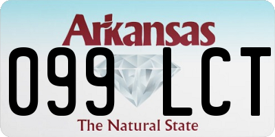 AR license plate 099LCT