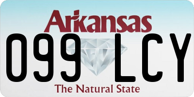 AR license plate 099LCY