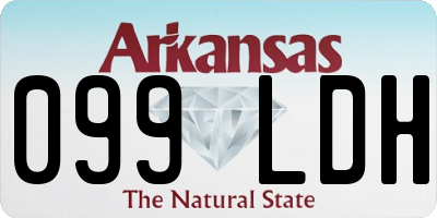 AR license plate 099LDH