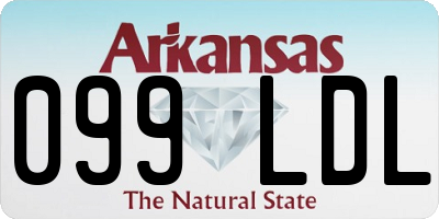 AR license plate 099LDL