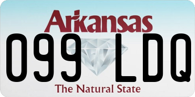 AR license plate 099LDQ