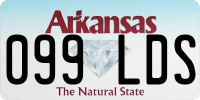 AR license plate 099LDS