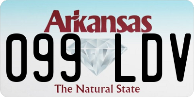 AR license plate 099LDV