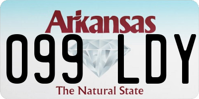 AR license plate 099LDY