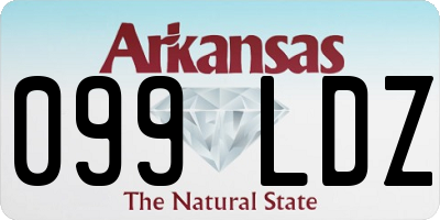 AR license plate 099LDZ