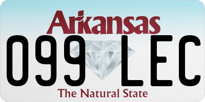 AR license plate 099LEC