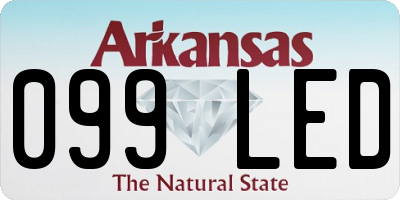 AR license plate 099LED