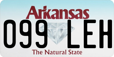 AR license plate 099LEH