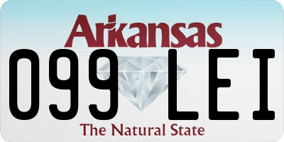 AR license plate 099LEI