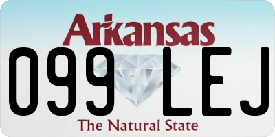 AR license plate 099LEJ