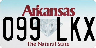 AR license plate 099LKX