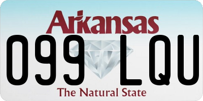 AR license plate 099LQU