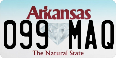 AR license plate 099MAQ