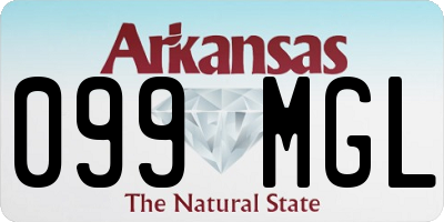 AR license plate 099MGL