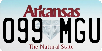 AR license plate 099MGU
