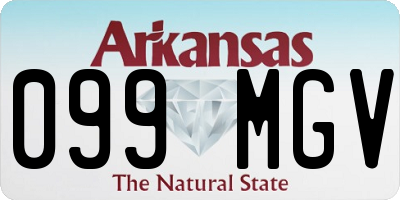 AR license plate 099MGV