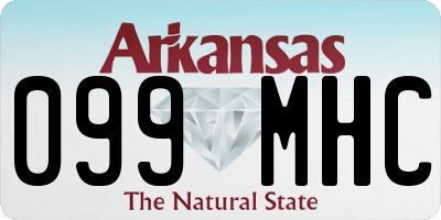 AR license plate 099MHC