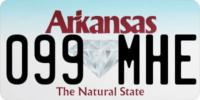AR license plate 099MHE