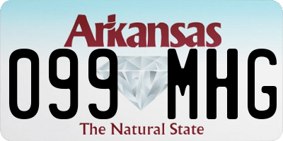 AR license plate 099MHG