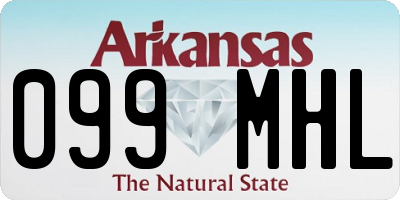 AR license plate 099MHL