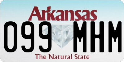 AR license plate 099MHM
