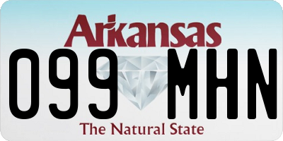 AR license plate 099MHN