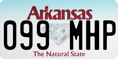 AR license plate 099MHP