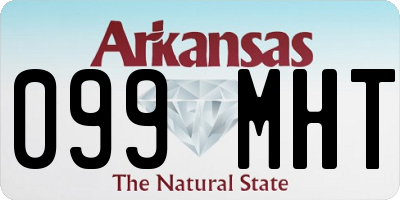 AR license plate 099MHT