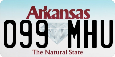 AR license plate 099MHU