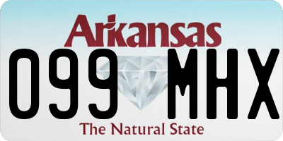 AR license plate 099MHX