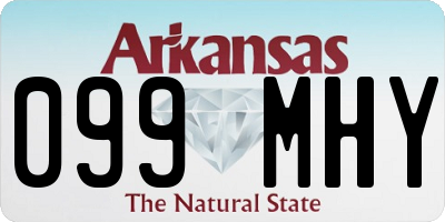 AR license plate 099MHY