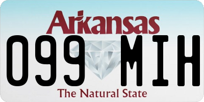 AR license plate 099MIH