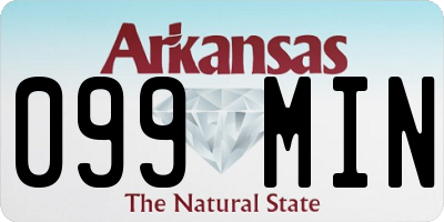 AR license plate 099MIN