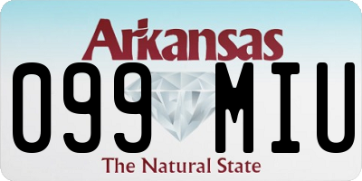 AR license plate 099MIU