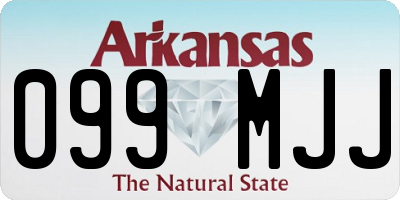 AR license plate 099MJJ
