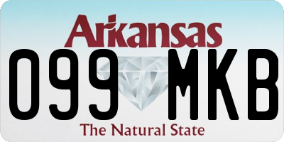 AR license plate 099MKB