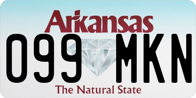 AR license plate 099MKN