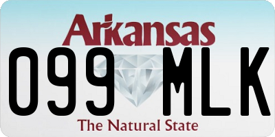AR license plate 099MLK