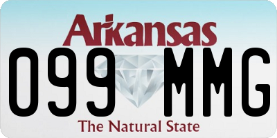 AR license plate 099MMG